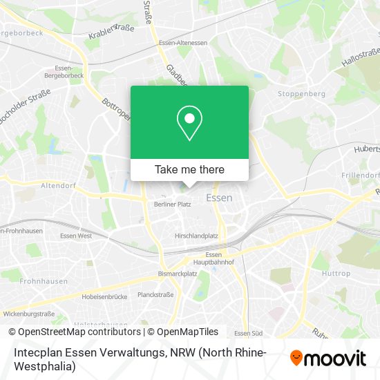 Intecplan Essen Verwaltungs map