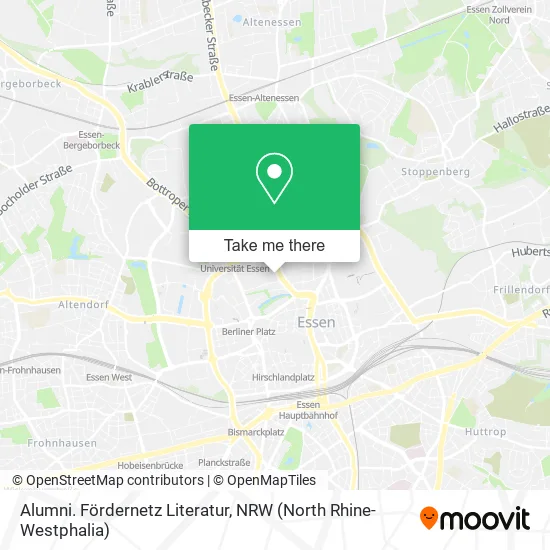 Карта Alumni. Fördernetz Literatur