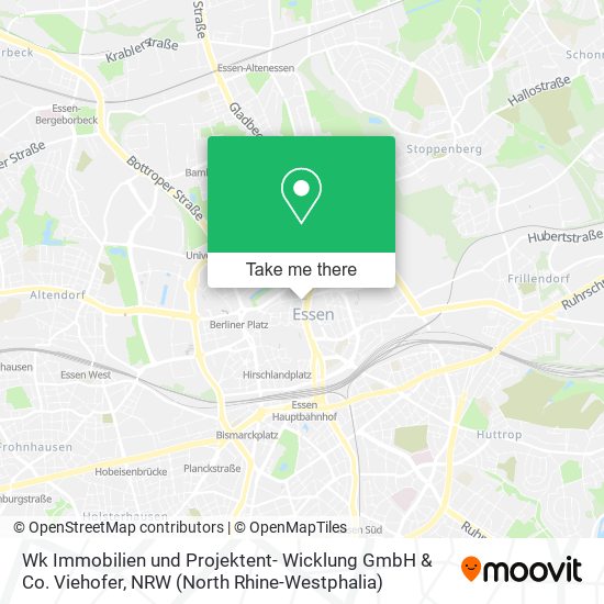 Wk Immobilien und Projektent- Wicklung GmbH & Co. Viehofer map