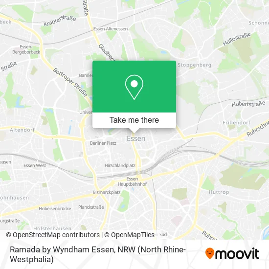 Карта Ramada by Wyndham Essen