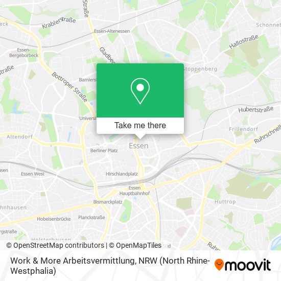 Work & More Arbeitsvermittlung map