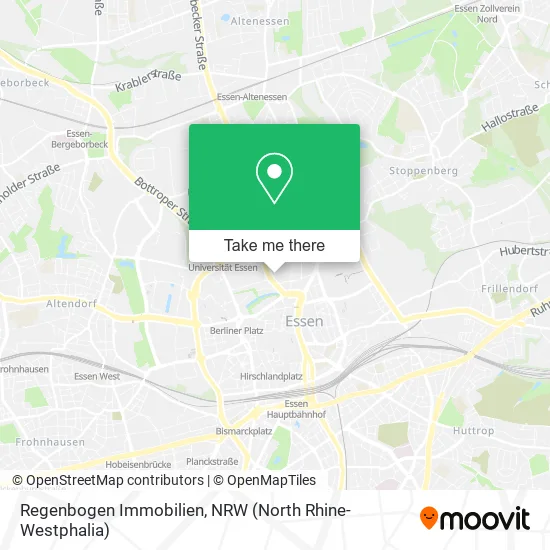 Карта Regenbogen Immobilien