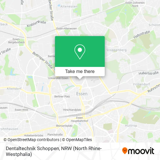 Dentaltechnik Schoppen map