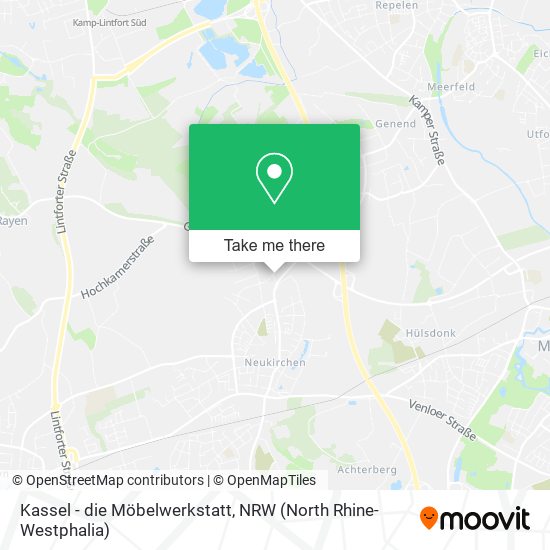Kassel - die Möbelwerkstatt map
