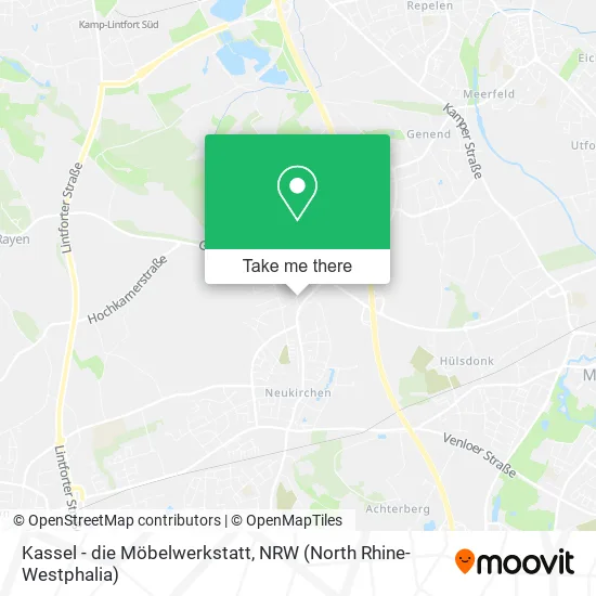 Карта Kassel - die Möbelwerkstatt
