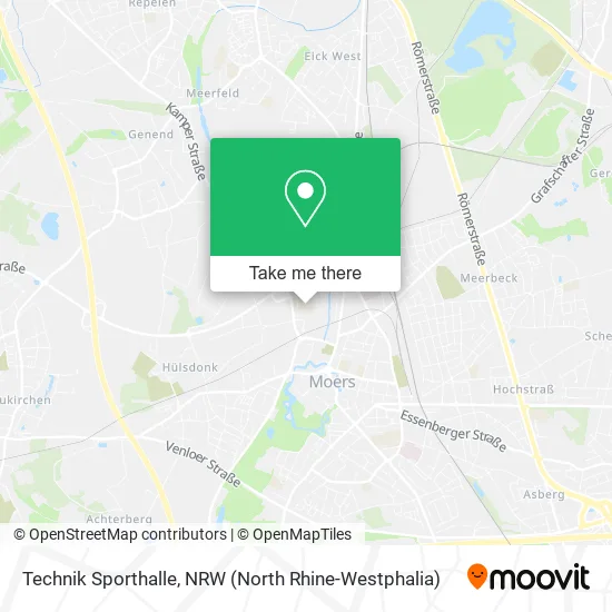 Technik Sporthalle map