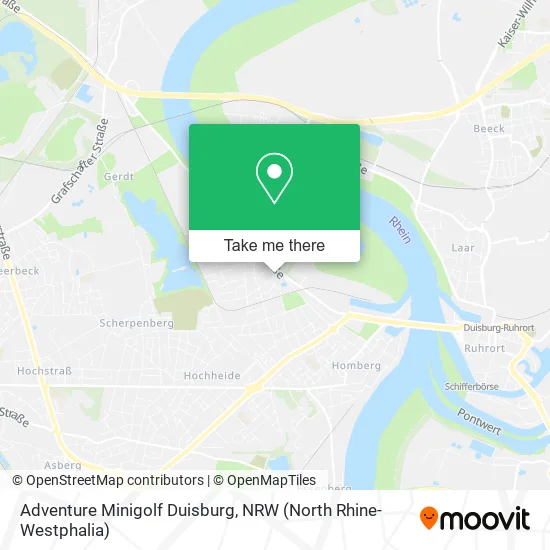 Карта Adventure Minigolf Duisburg