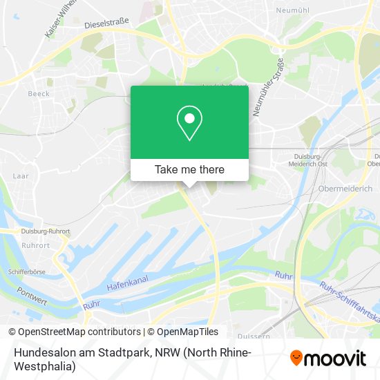 Hundesalon am Stadtpark map