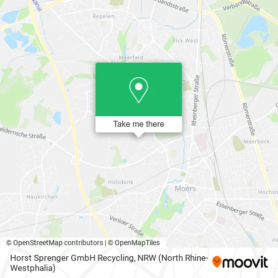Карта Horst Sprenger GmbH Recycling