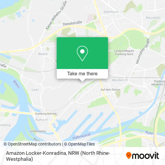 Карта Amazon Locker-Konradina