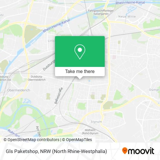 Карта Gls Paketshop