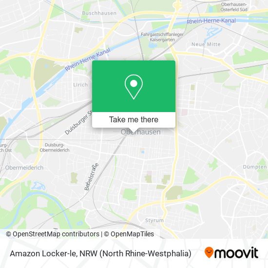 Amazon Locker-le map