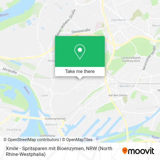 Xmile - Spritsparen mit Bioenzymen map