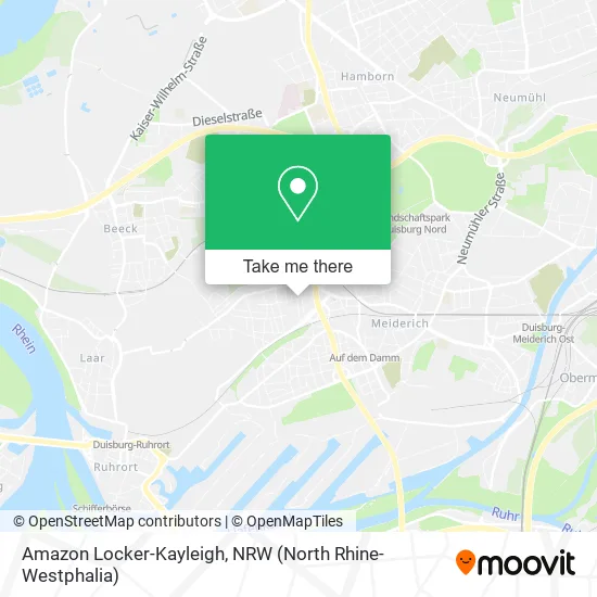 Карта Amazon Locker-Kayleigh