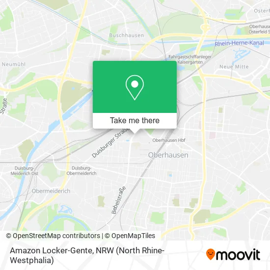 Карта Amazon Locker-Gente