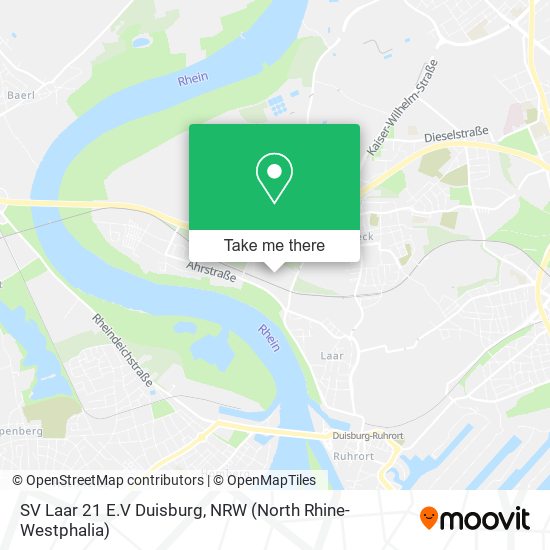 SV Laar 21 E.V Duisburg map