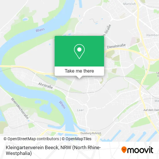 Карта Kleingartenverein Beeck