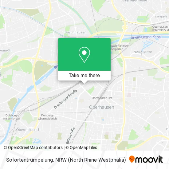 Карта Sofortentrümpelung