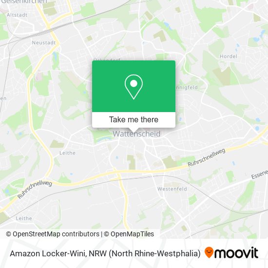 Amazon Locker-Wini map