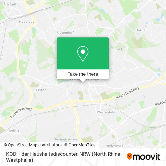 Карта KODi - der Haushaltsdiscounter