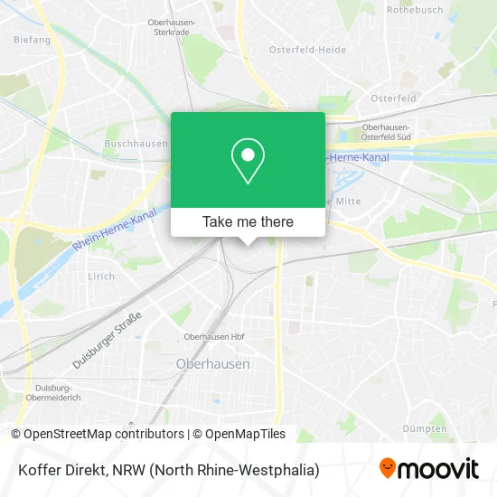 Карта Koffer Direkt