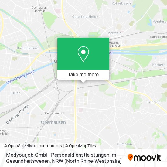 Medyourjob GmbH Personaldienstleistungen im Gesundheitswesen map