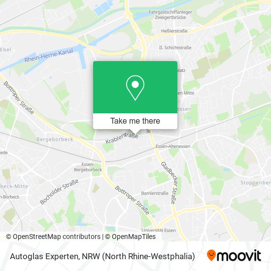 Autoglas Experten map