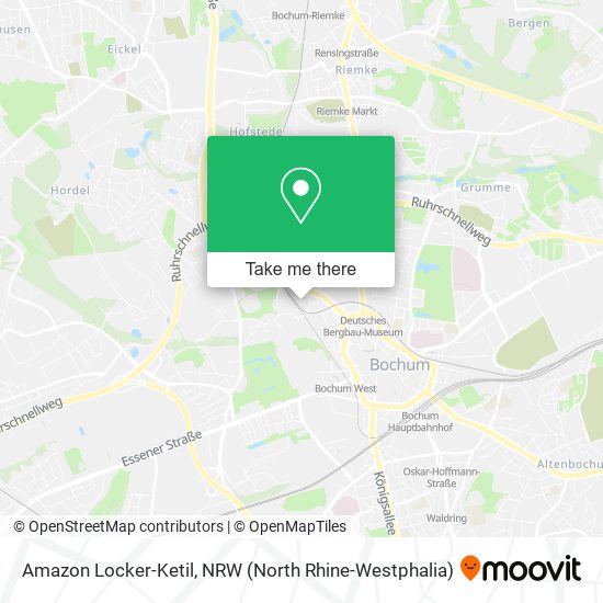 Amazon Locker-Ketil map