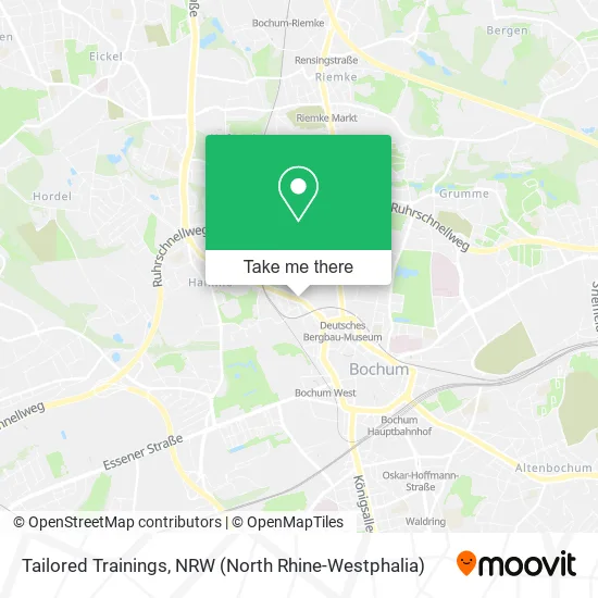 Карта Tailored Trainings