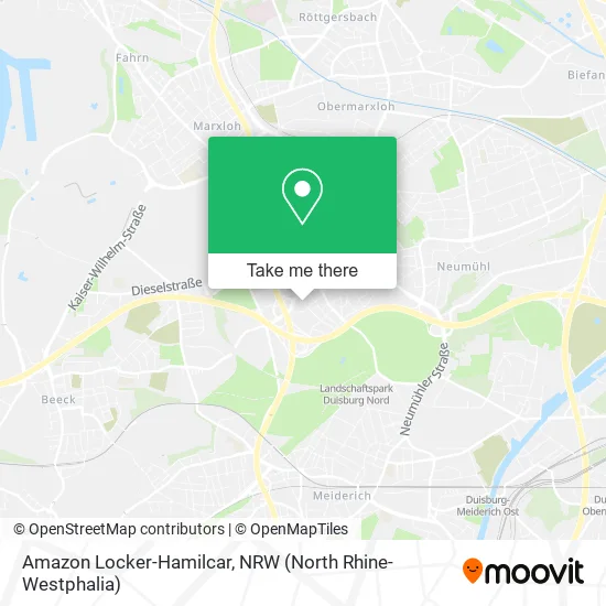 Карта Amazon Locker-Hamilcar