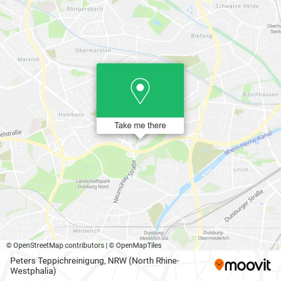 Карта Peters Teppichreinigung