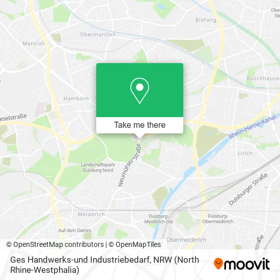 Карта Ges Handwerks-und Industriebedarf