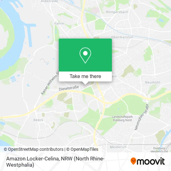 Карта Amazon Locker-Celina