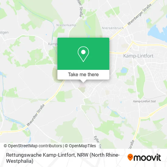 Rettungswache Kamp-Lintfort map