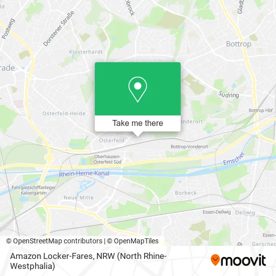 Карта Amazon Locker-Fares