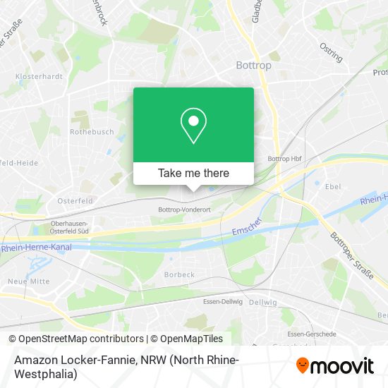 Amazon Locker-Fannie map