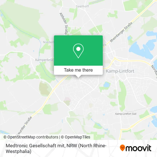 Карта Medtronic Gesellschaft mit