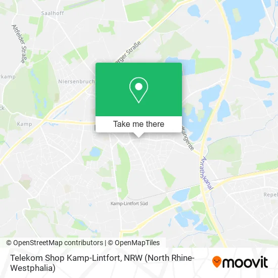 Telekom Shop Kamp-Lintfort map