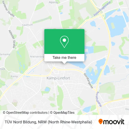 TÜV Nord Bildung map