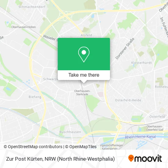 Карта Zur Post Kürten