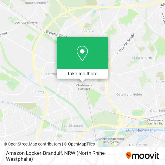 Карта Amazon Locker-Brandulf