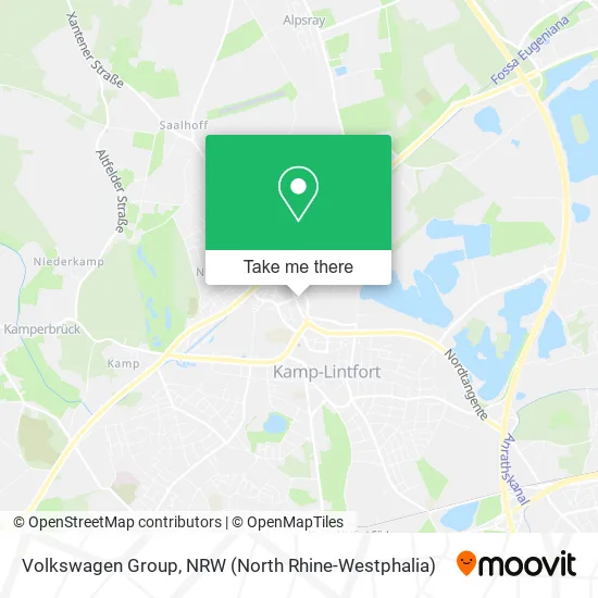 Карта Volkswagen Group