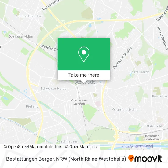 Карта Bestattungen Berger