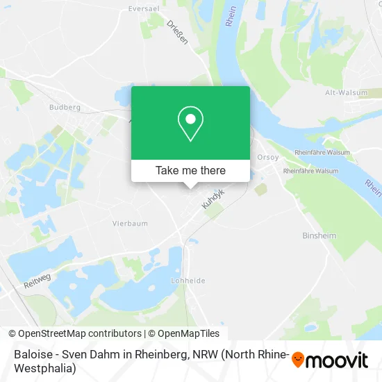 Карта Baloise - Sven Dahm in Rheinberg