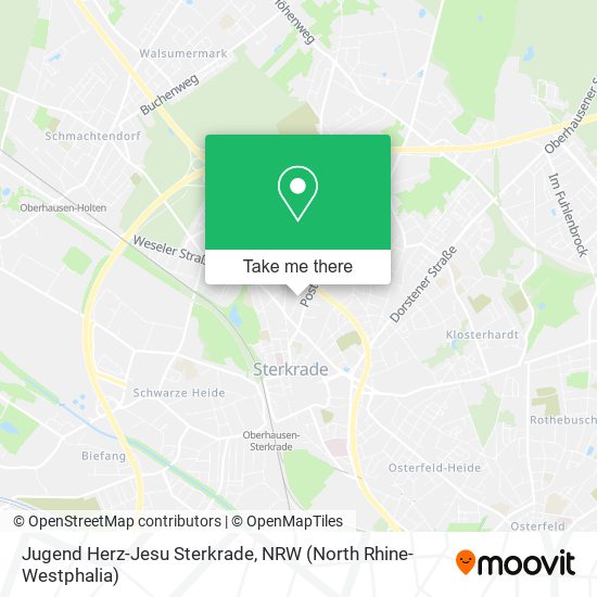 Jugend Herz-Jesu Sterkrade map