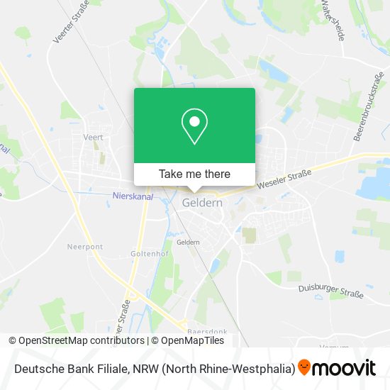 Deutsche Bank Filiale map