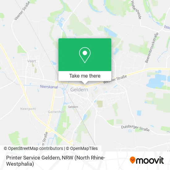 Карта Printer Service Geldern