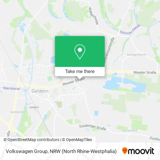 Карта Volkswagen Group