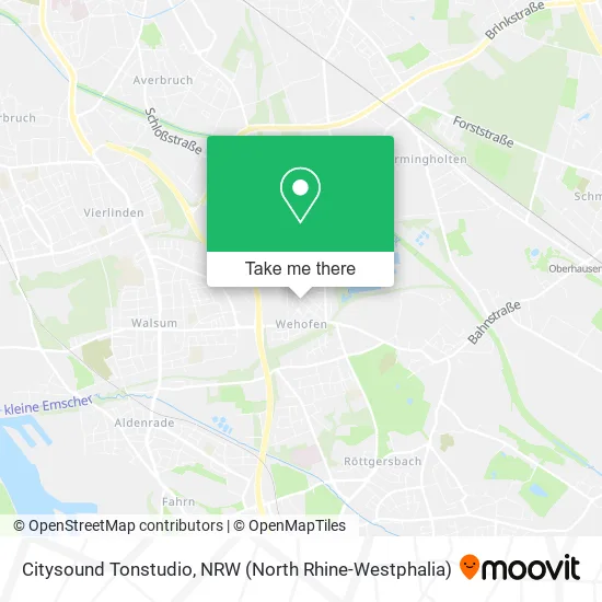 Карта Citysound Tonstudio