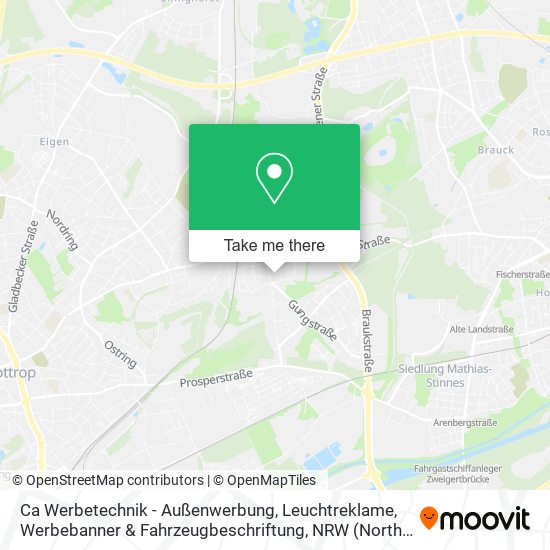 Ca Werbetechnik - Außenwerbung, Leuchtreklame, Werbebanner & Fahrzeugbeschriftung map